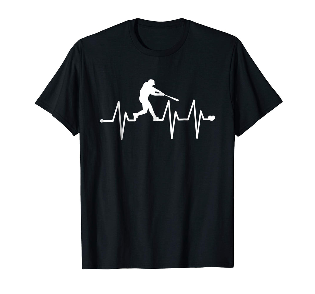 Baseball Heartbeat Pulse Shirt - Funny Baseball T-Shirt
