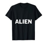 Alien Lazy Halloween Costume Funny T Shirt