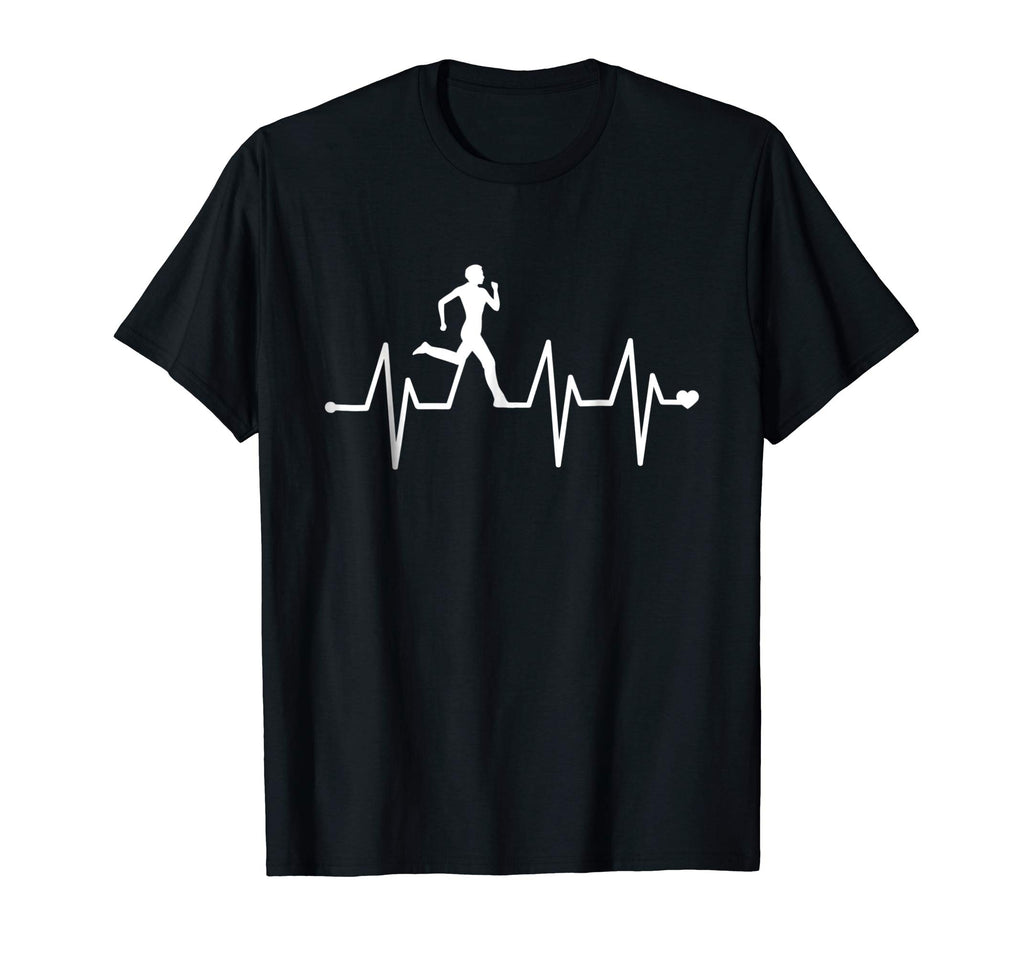 Athletics Heartbeat Pulse Shirt - Funny Running T-Shirt