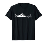 funny t-shirt for Mountain Bike Heartbeat for MTB Bikers
