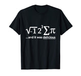 I Ate Sum Pi Math Equation Shirt Funny Math Teacher Gift