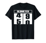Oldmeter 50 T-Shirt 50th Birthday Gift Funny