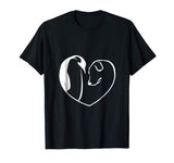 Easily Distracted By Penguins And Dogs Funny T-Shirt