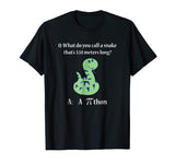 Funny Math Joke Shirt-Snake Pi Number for Math Lovers