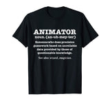 Animator Definition Funny t-shirt Animation Student Gift