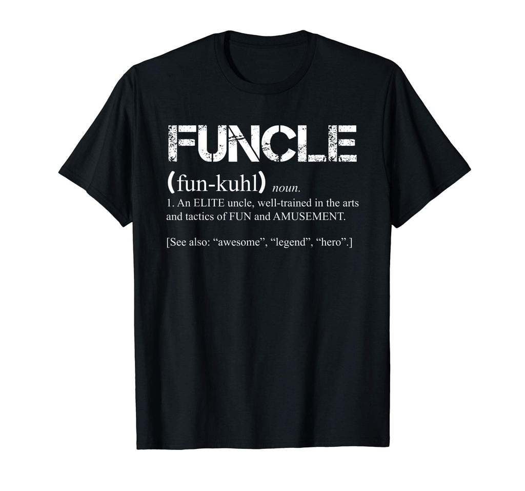 Mens Mens Funcle Definition T-shirt Funny Gift For Uncle Present
