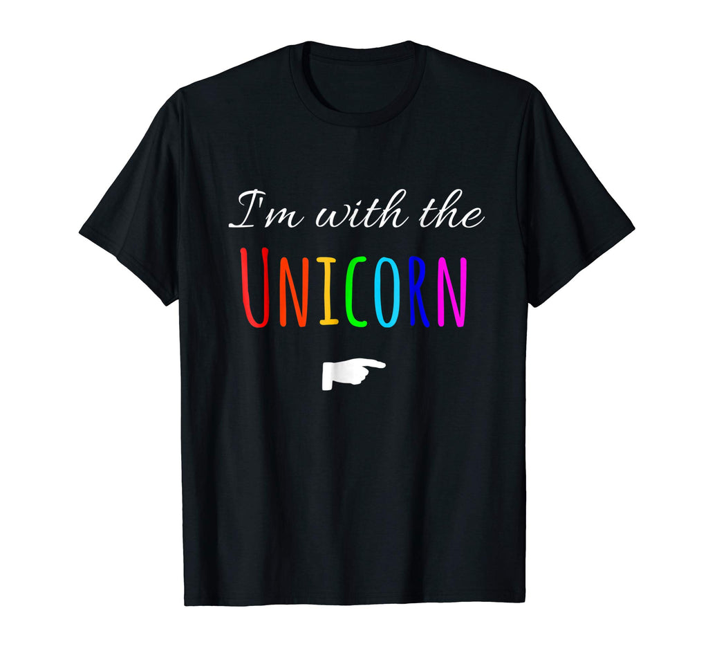 I'm With The Unicorn Cosplay Couple Funny Graphic T Shirt