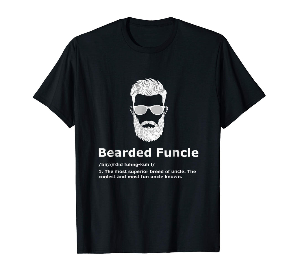 Mens Bearded Funcle Shirt Funny Uncle Definition T-Shirt