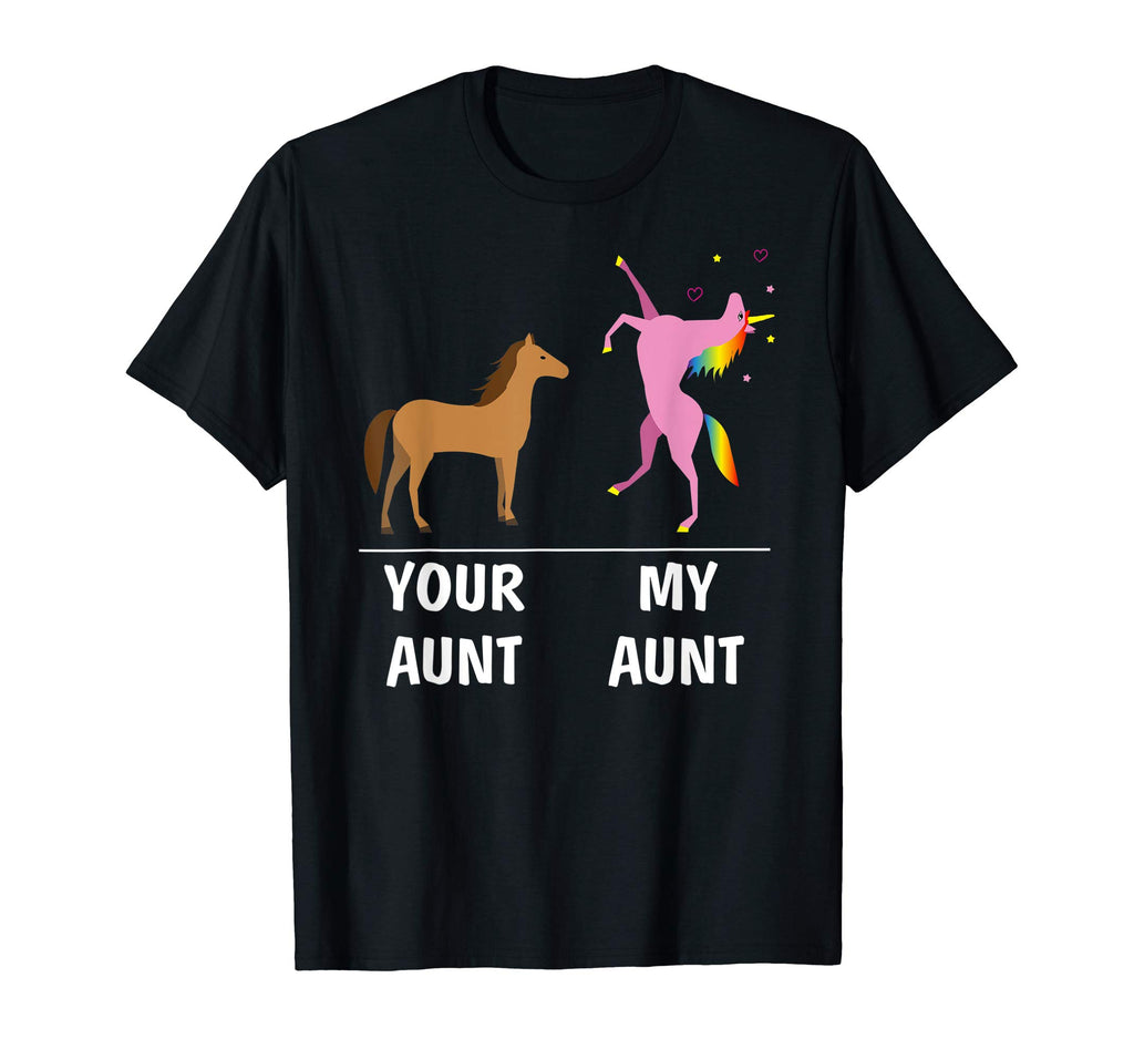 Your Aunt Horse My Aunt Unicorn Funny T Shirt For Kids Tees