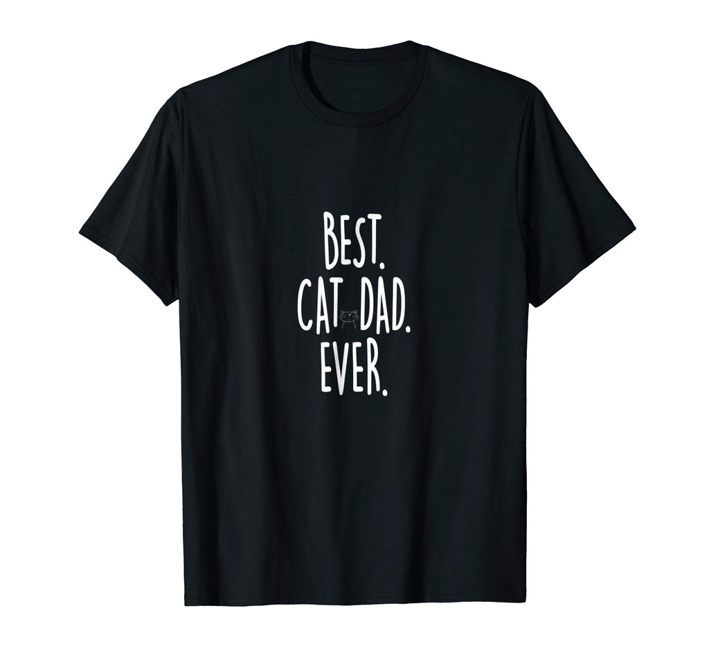 Best Cat Dad Ever Shirt Funny Father's Day Gift for Men