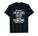 All Fun Until Someone Misses A Scan Funny Mail Carrier Shirt