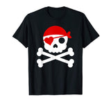 Valentines Day Love Pirate Heart t Shirt - Funny Gift Tee