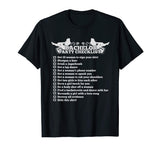 Bachelor Party Checklist Shirt - Funny Groom Shirt for Men