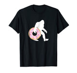 Bigfoot Donut Shirt, Funny Cute Sprinkle Sasquatch Gift