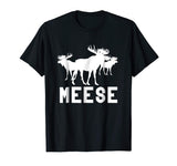 Meese Antlers Love Funny Moose T-Shirt