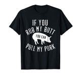 Mens Grilling T Shirt funny gift Pork BBQ Smoker Grilling
