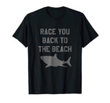 Funny Shark T-Shirt Beach Race Tee Shirt Men Women Kids