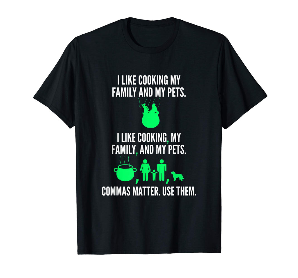 Funny Teacher T-Shirt Punctuation Saves Lives Grammar Tee