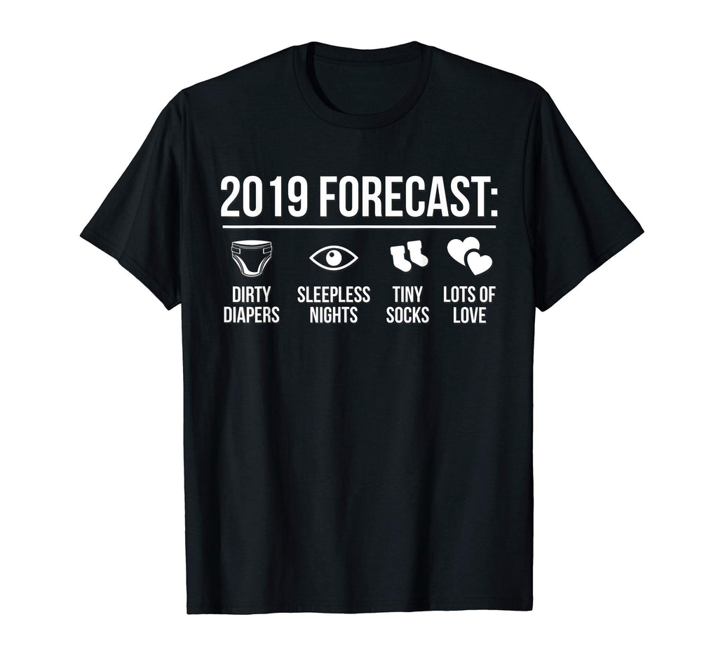 Funny New Dad Mom T-Shirt for Expecting Baby Announcment