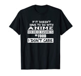 Anime Video Games Food TShirt Funny Sarcastic Gamer Tees