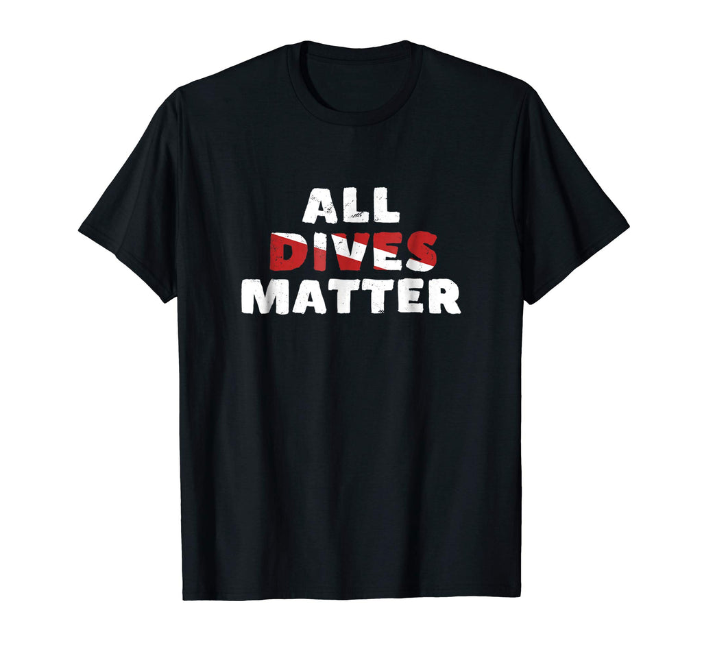 Scuba Diving T Shirt All Dives Matter Funny Diver Flag Shirt