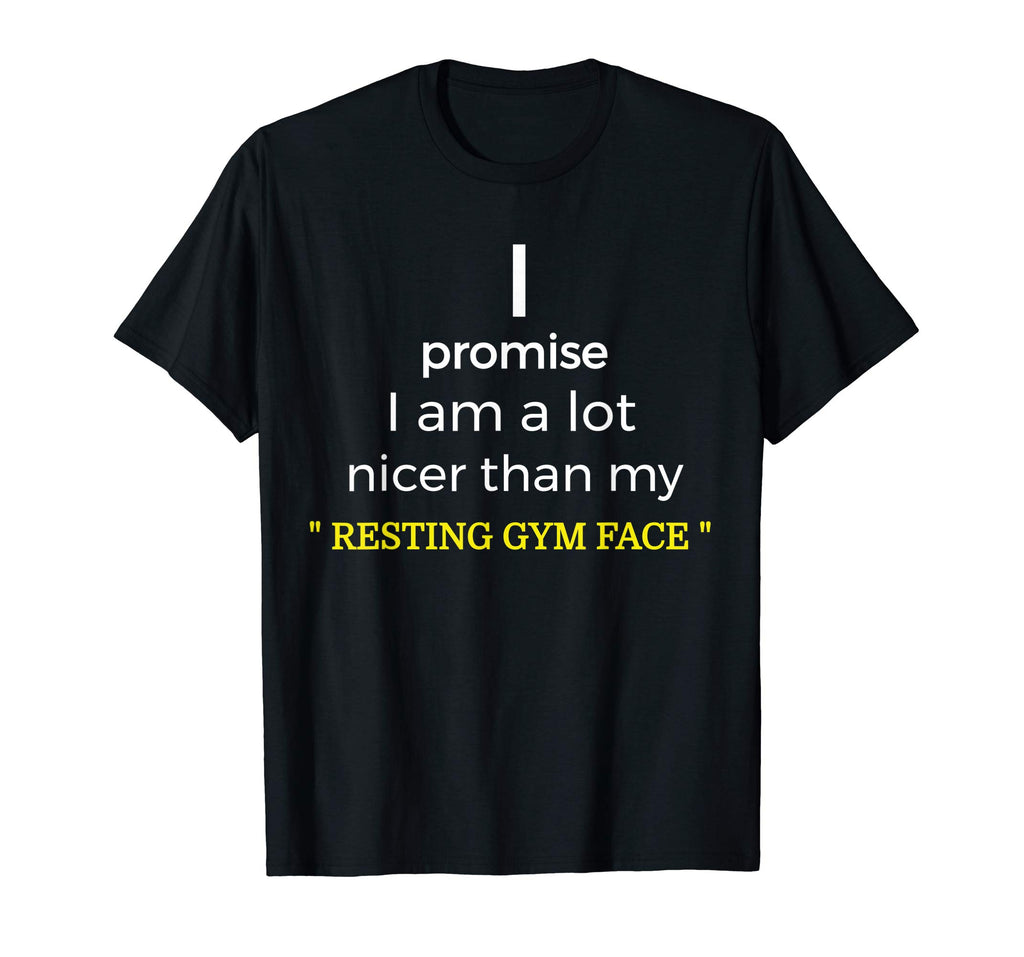 Funny Gym Shirt &quot; Resting GYM face &quot;