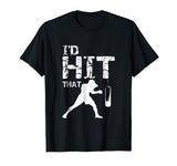 I'd Hit That Kickboxing Shirt Funny Kickboxer Gift