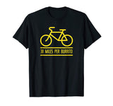 38 Miles Per Burrito T-Shirt | Funny Bike Shirt