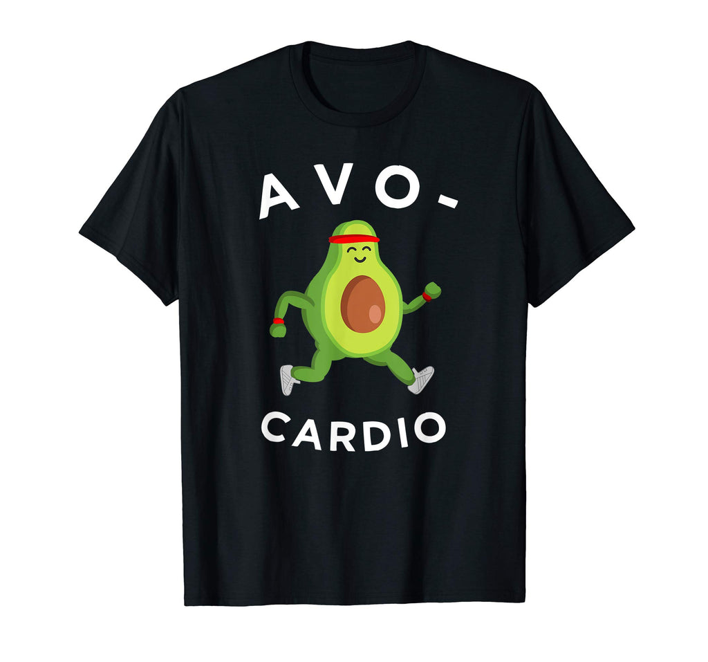 Funny Avocado Cardio T-Shirt, Running Avo Cardio Tee