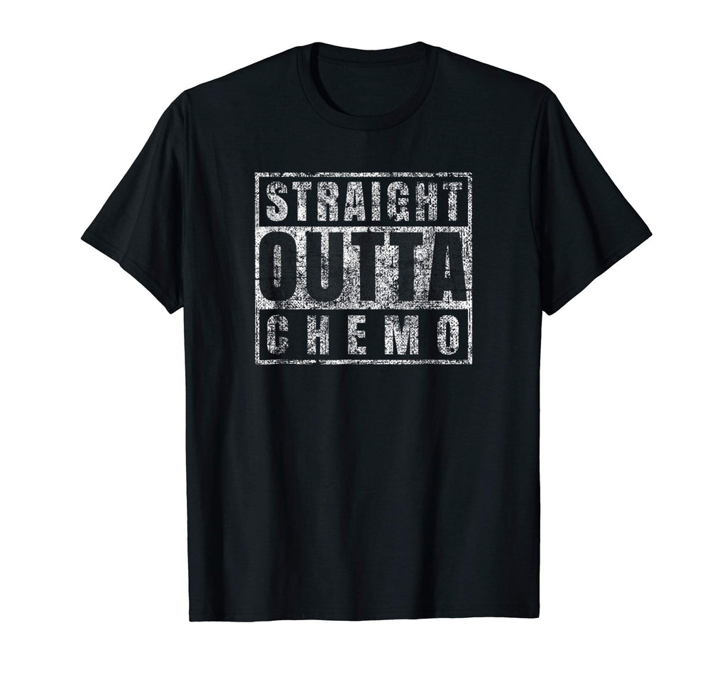 Straight Outta Chemo T-Shirt Funny Battle Cancer Gift
