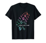 Never Walk Alone Human Dog Horse Are Friends Funny T-Shirt