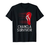 Chancla Survivor T-shirt Funny Spanish Joke Tee