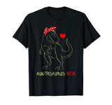 Auntasaurus Rex T-Shirt Funny Auntie Gifts Tshirt