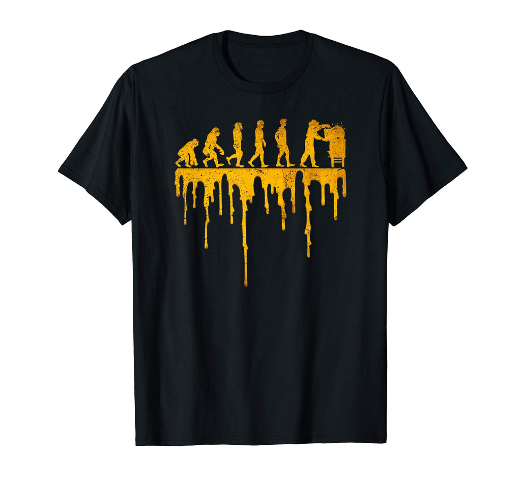 &quot;Beekeeper Evolution&quot; Funny Honey Beekeeping T-shirt