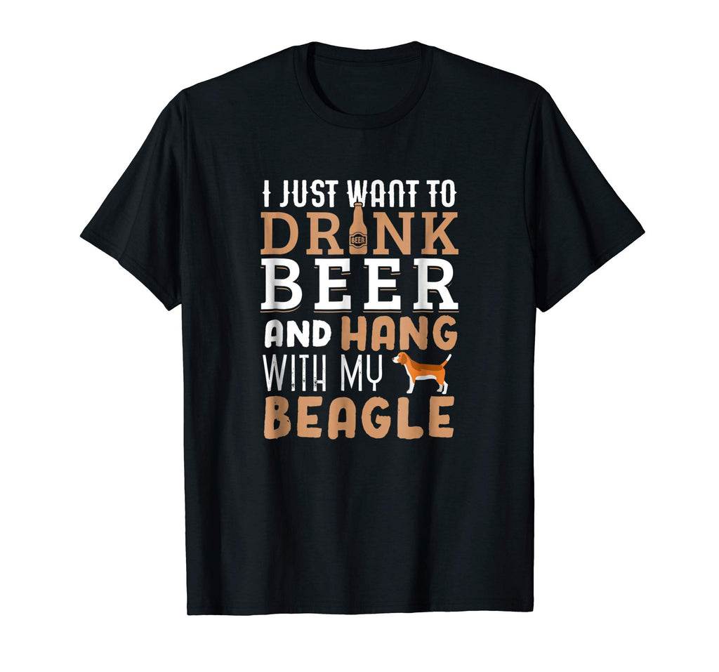 Beagle Dad Shirt Funny Father's Day Dog Lover Gift Beer