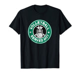 Funny Short Sleeve Volleyball Shirt For Girls and Women