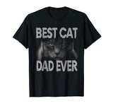Best Cat Dad Ever Tee Shirt Best Funny Gift Ideas