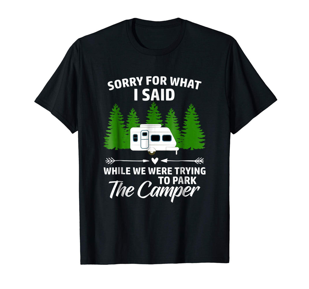 Park The Camper Funny Family Trailer Camping Vacation Shirt