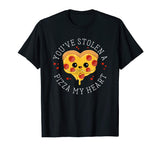 Stolen Pizza My Heart Funny Valentines Day T Shirt Food Gift