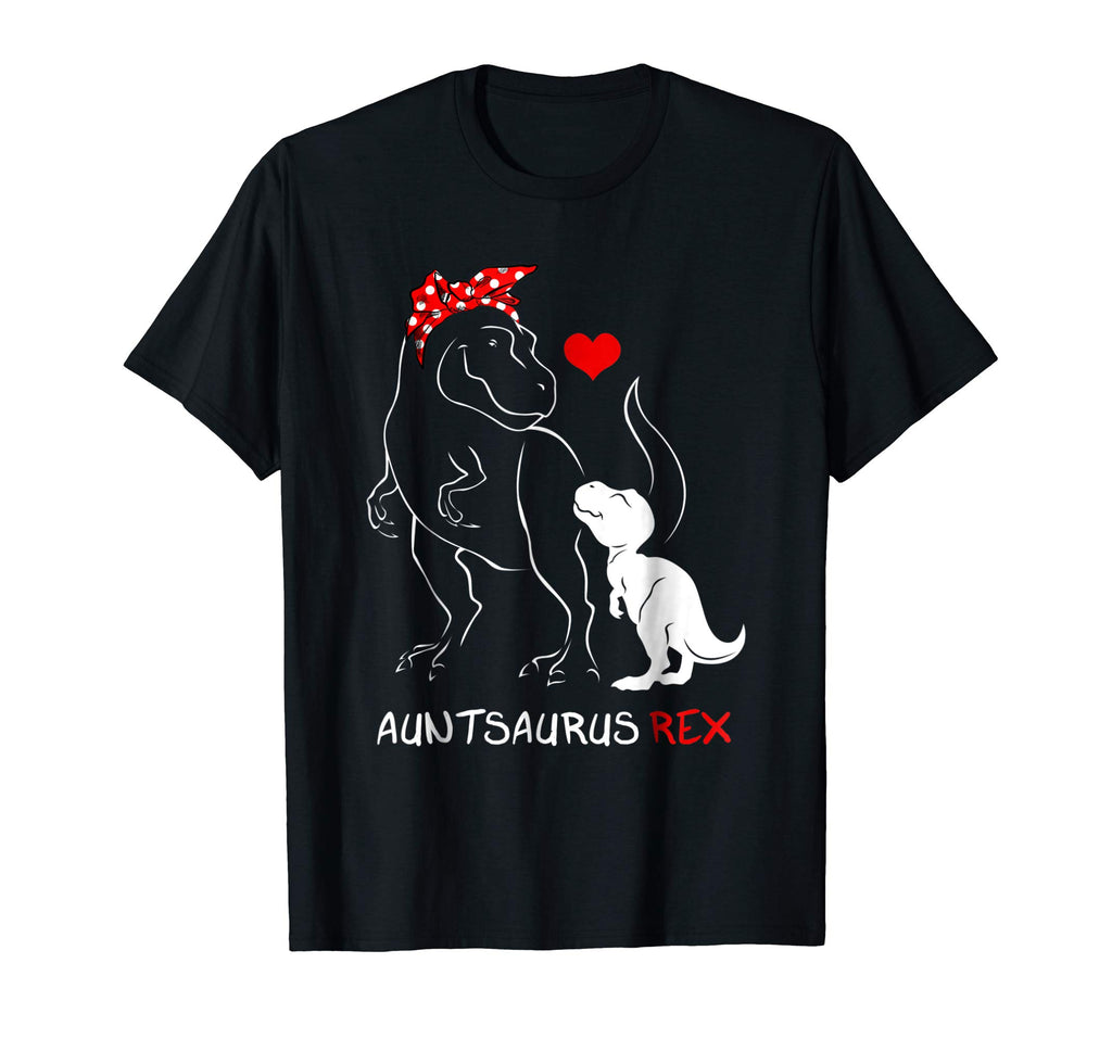 Auntsaurus Rex T-Shirt Funny Auntie Dinosaur Gifts Tshirt