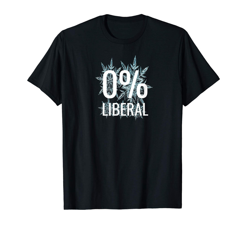 0 Percent Liberal Funny Conservative T-Shirt