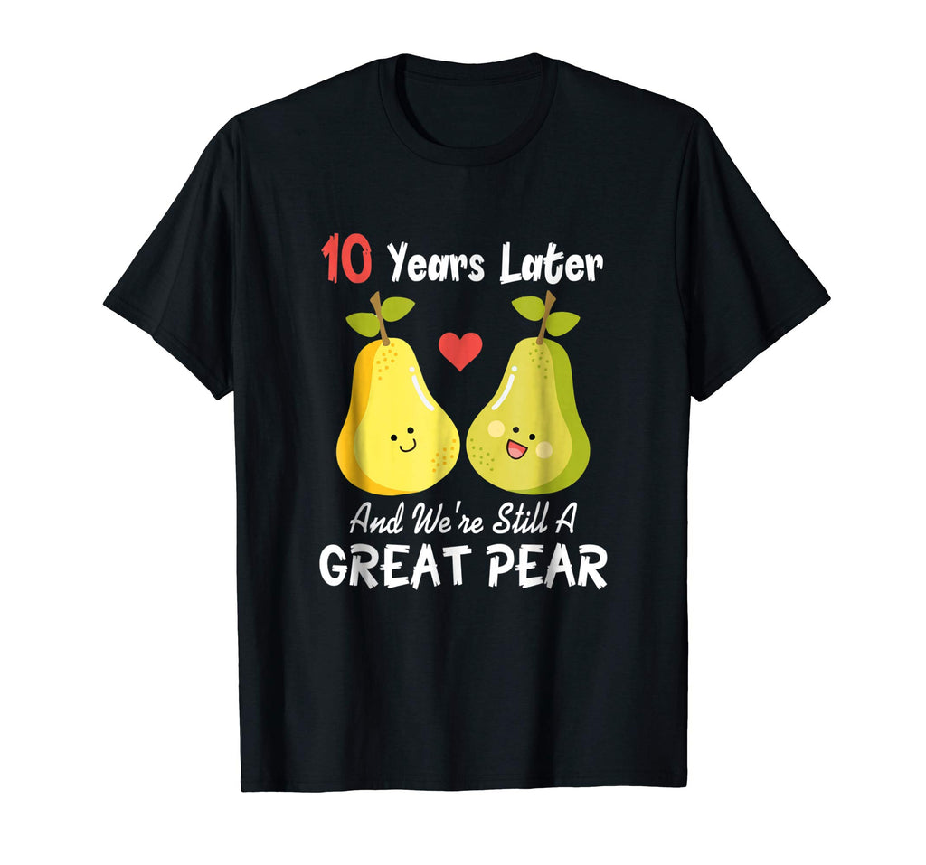 10th Wedding Anniversary Shirt Funny Couples T-Shirt Gifts