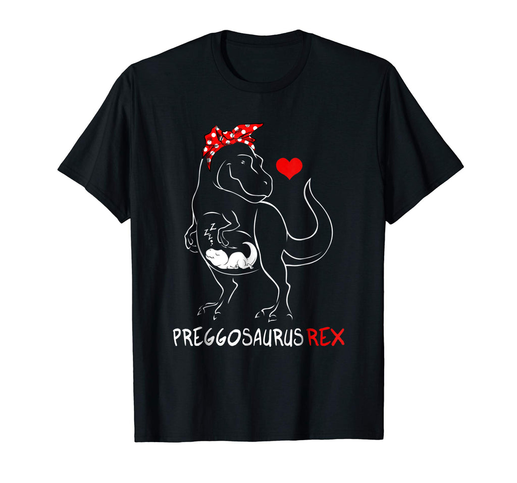 Pregosaurus T Shirt Funny Dinosaur Pregnancy Halloween Shirt