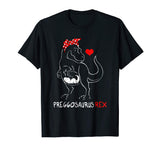 Pregosaurus T Shirt Funny Dinosaur Pregnancy Halloween Shirt