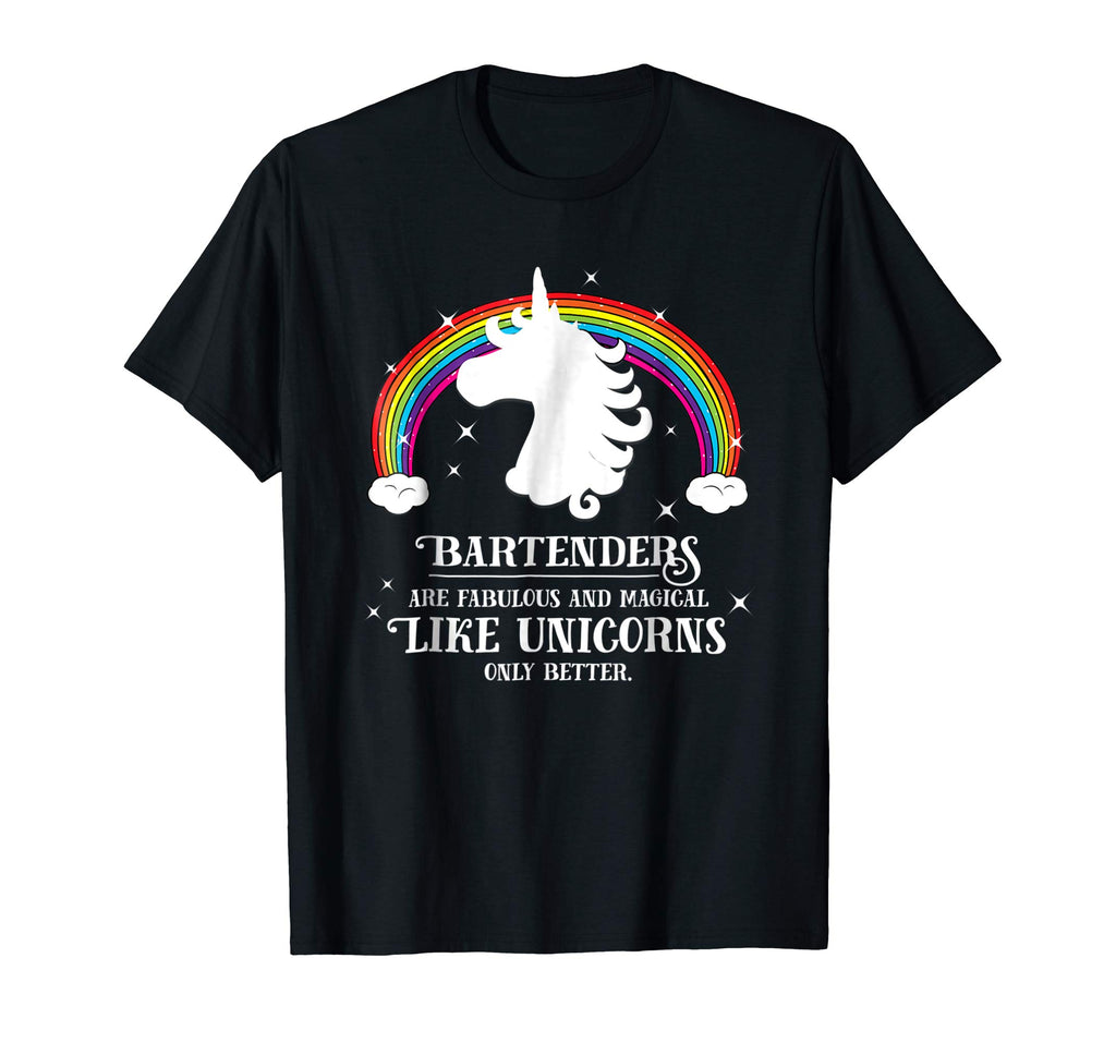 Bartenders are Magical Like Unicorns Funny Tshirt Gift
