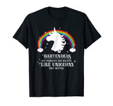 Bartenders are Magical Like Unicorns Funny Tshirt Gift