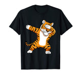 BDAZ Dabbing Tiger Football Team Mascot Funny Dab T-shirt