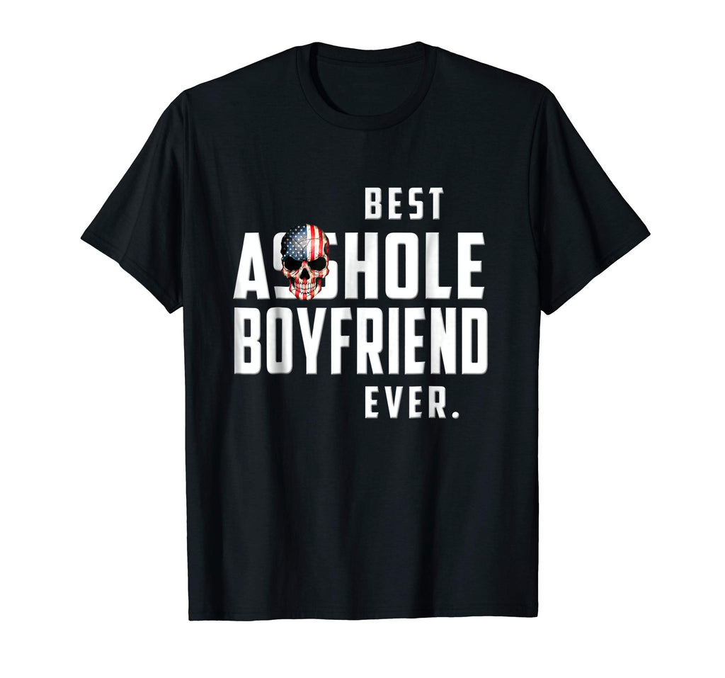 Best Asshole Boyfriend Ever T-Shirt Funny Boyfriend Gift Tee