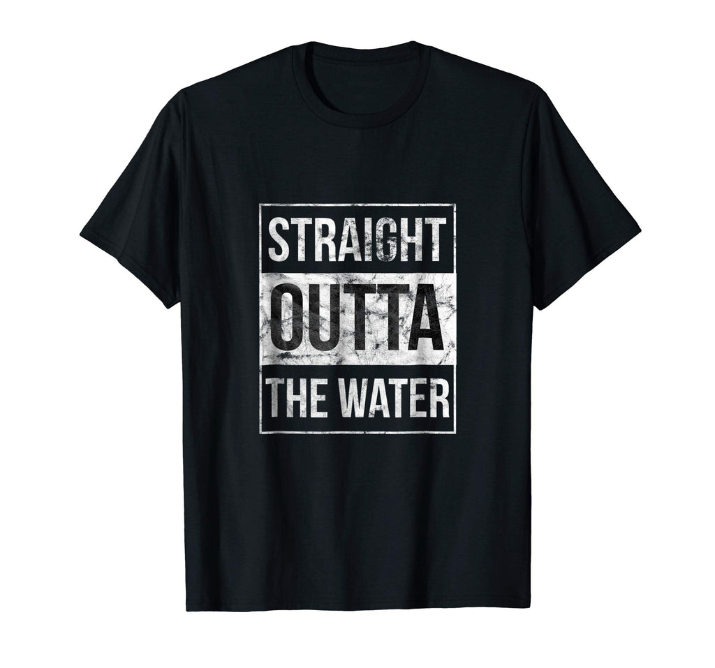 Christian Baptism Shirt Funny Outta Water Graphic Tee