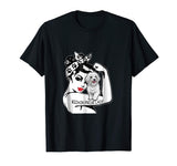 Bichon Frise Strong Lady T-shirt Funny Mom Birthday Gift